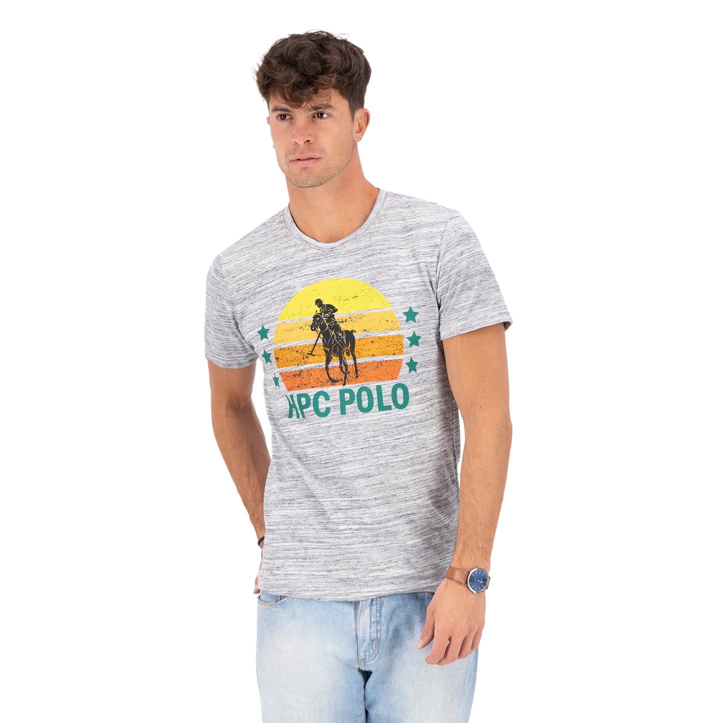 PLAYERA ESTAMPADO HPC POLO JASPE MOD 2