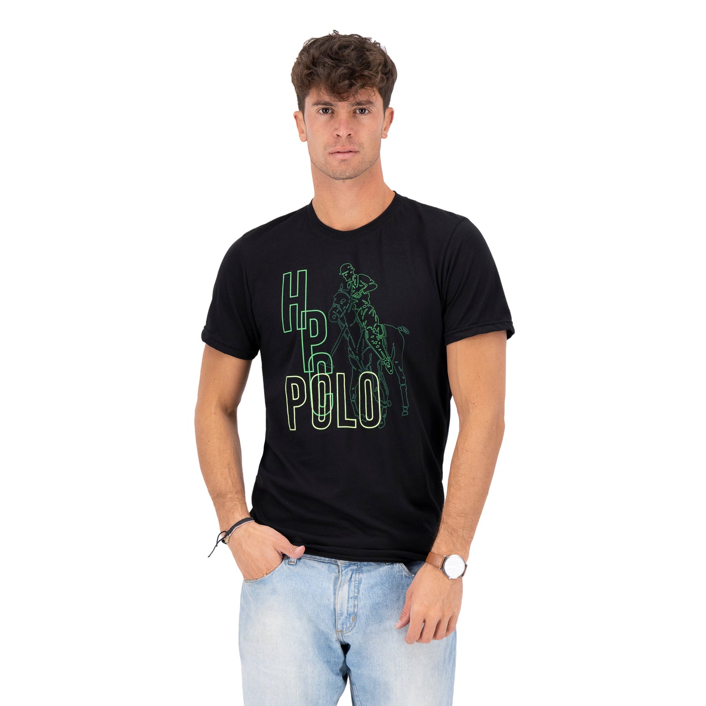 PLAYERA CUELLO REDONDO ESTAMPADO HPC POLO 3