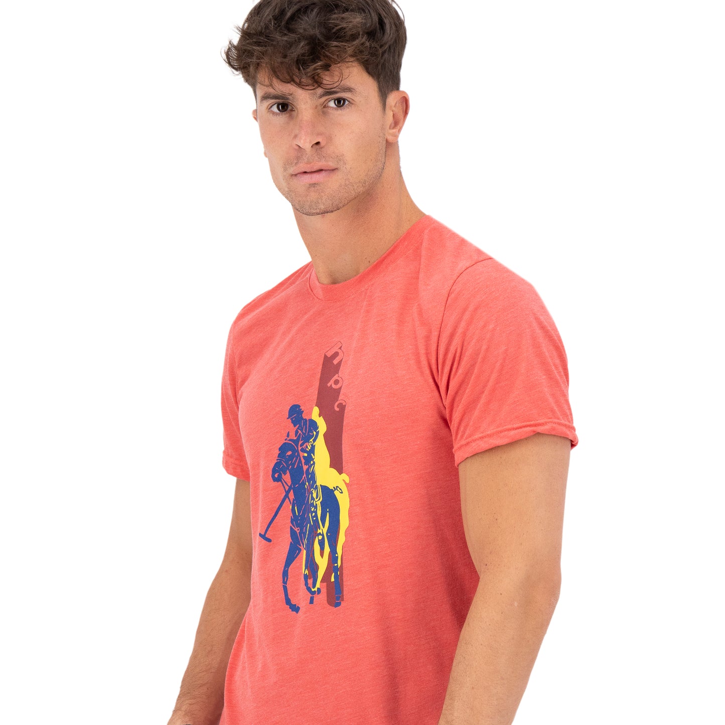 PLAYERA ESTAMPADO HPC POLO ROJO MOD 5