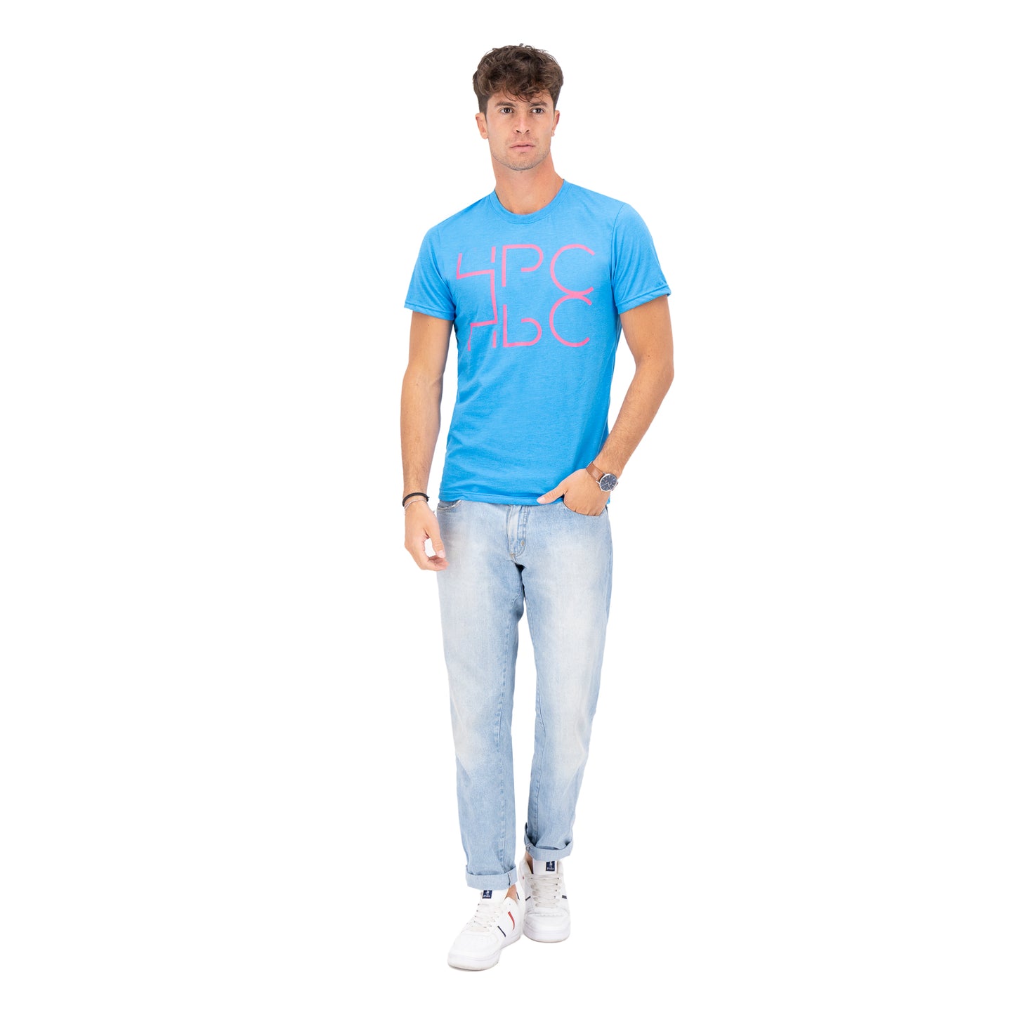 PLAYERA CUELLO REDONDO ESTAMPADO HPC POLO 8