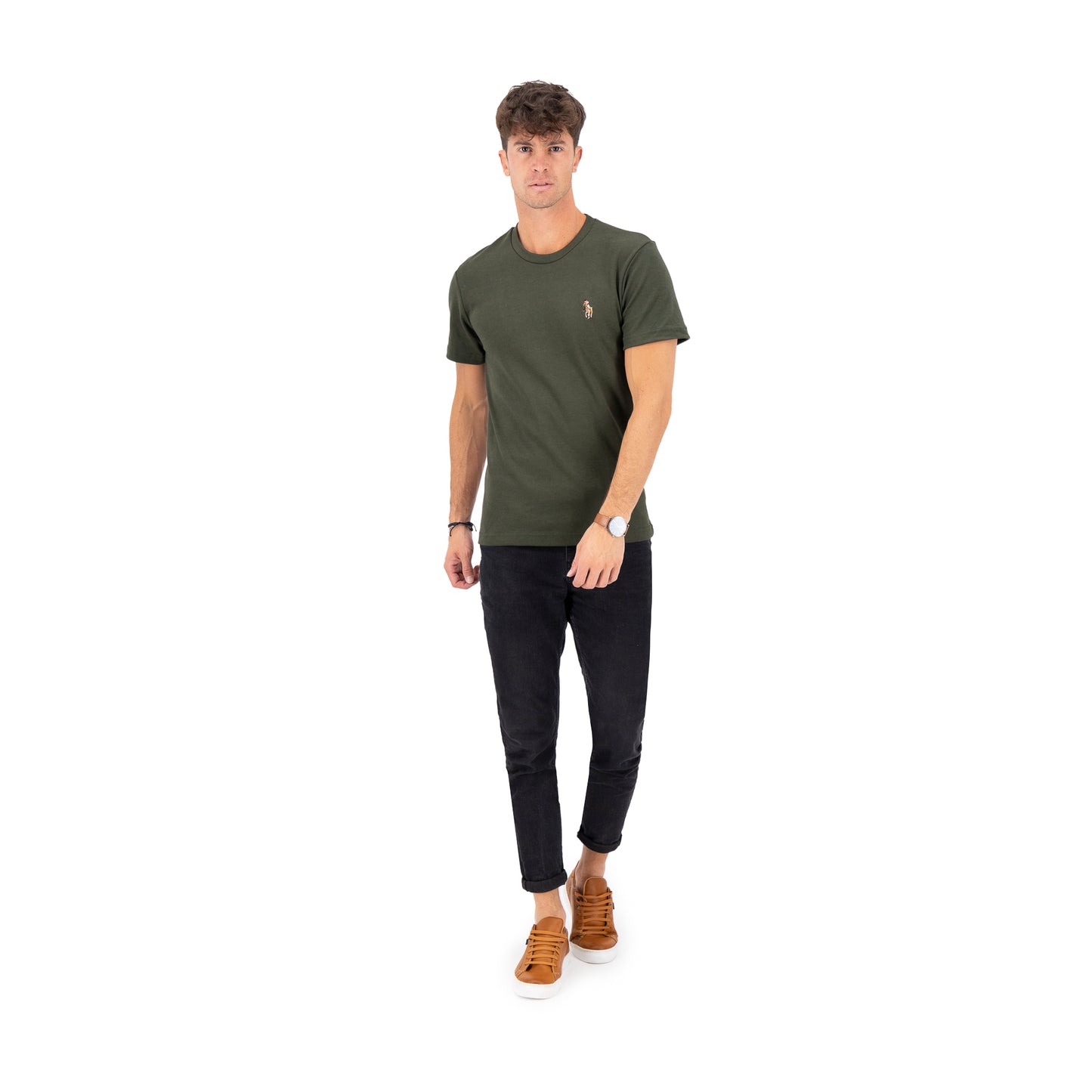 PLAYERA CUELLO REDONDO LISO MILITAR HPC POLO