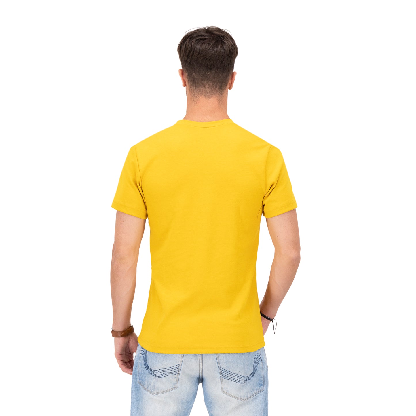 PLAYERA CUELLO REDONDO LISO MOSTAZA HPC POLO
