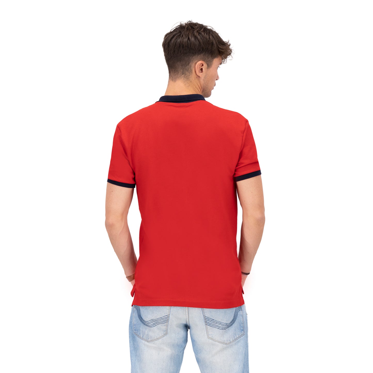 Playera Polo Piqué Modelaje Hombre 3034-AM MOD 2