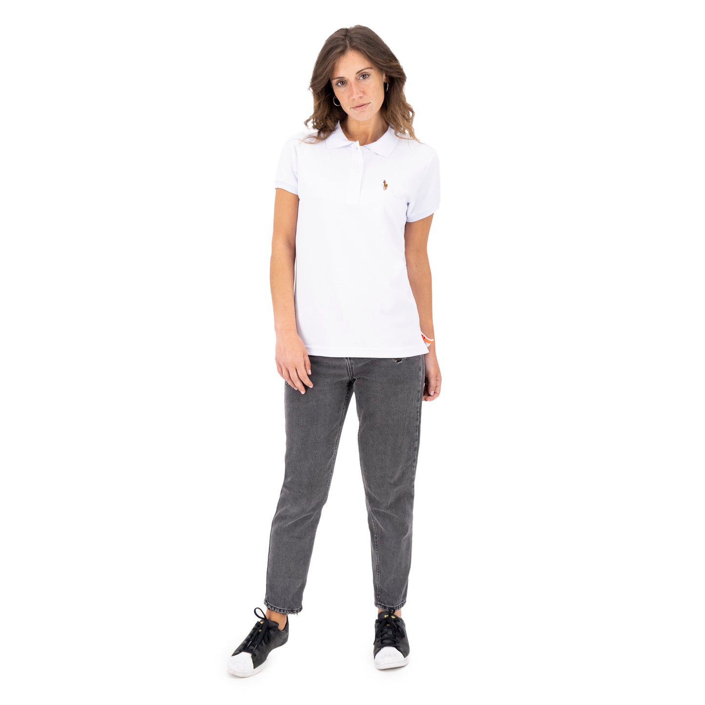 3034-D PLAYERA BASICA PIQUÉ PARA DAMA BLANCO