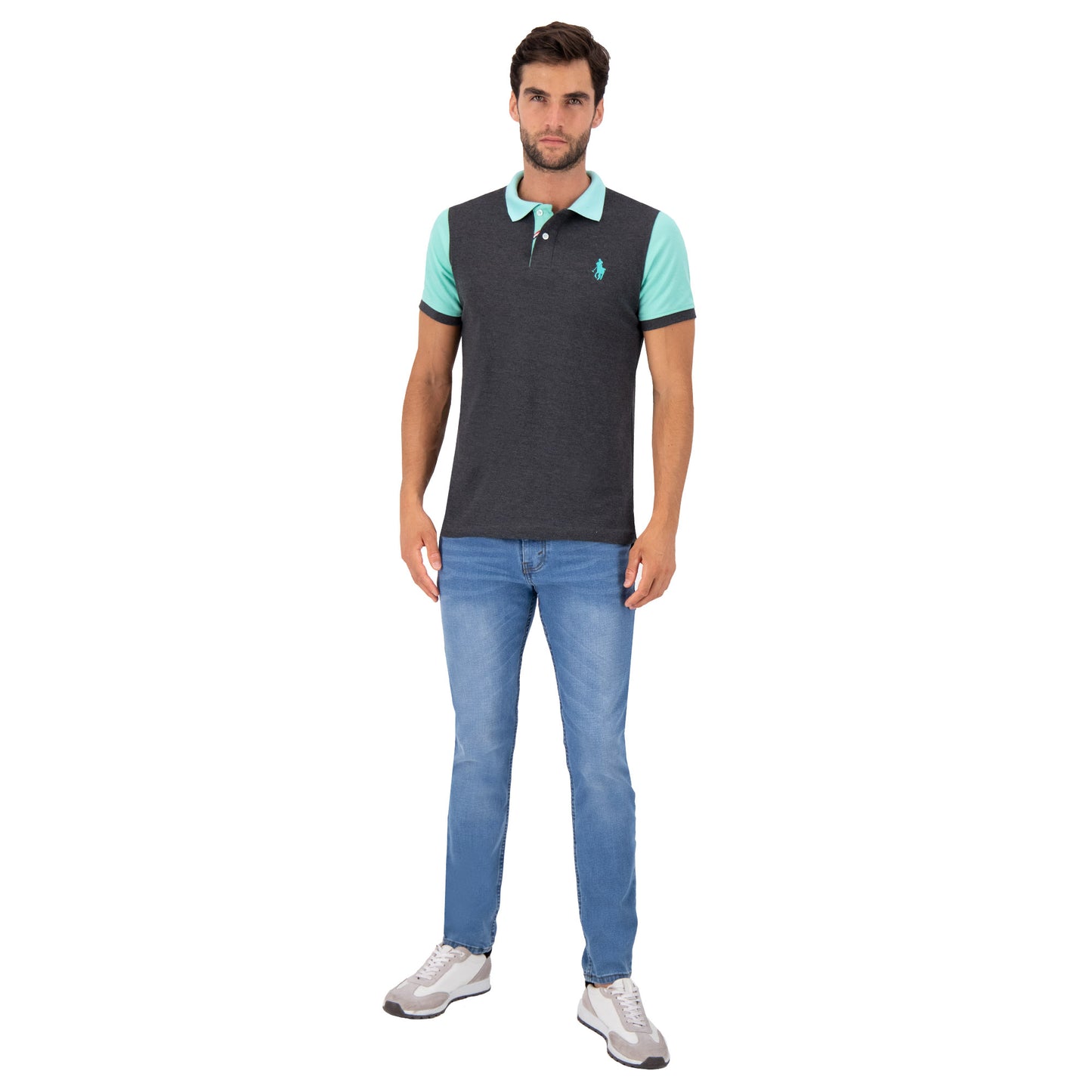 PLAYERA PIQUÉ HPC POLO MODELAJE CONTRASTE LC 10