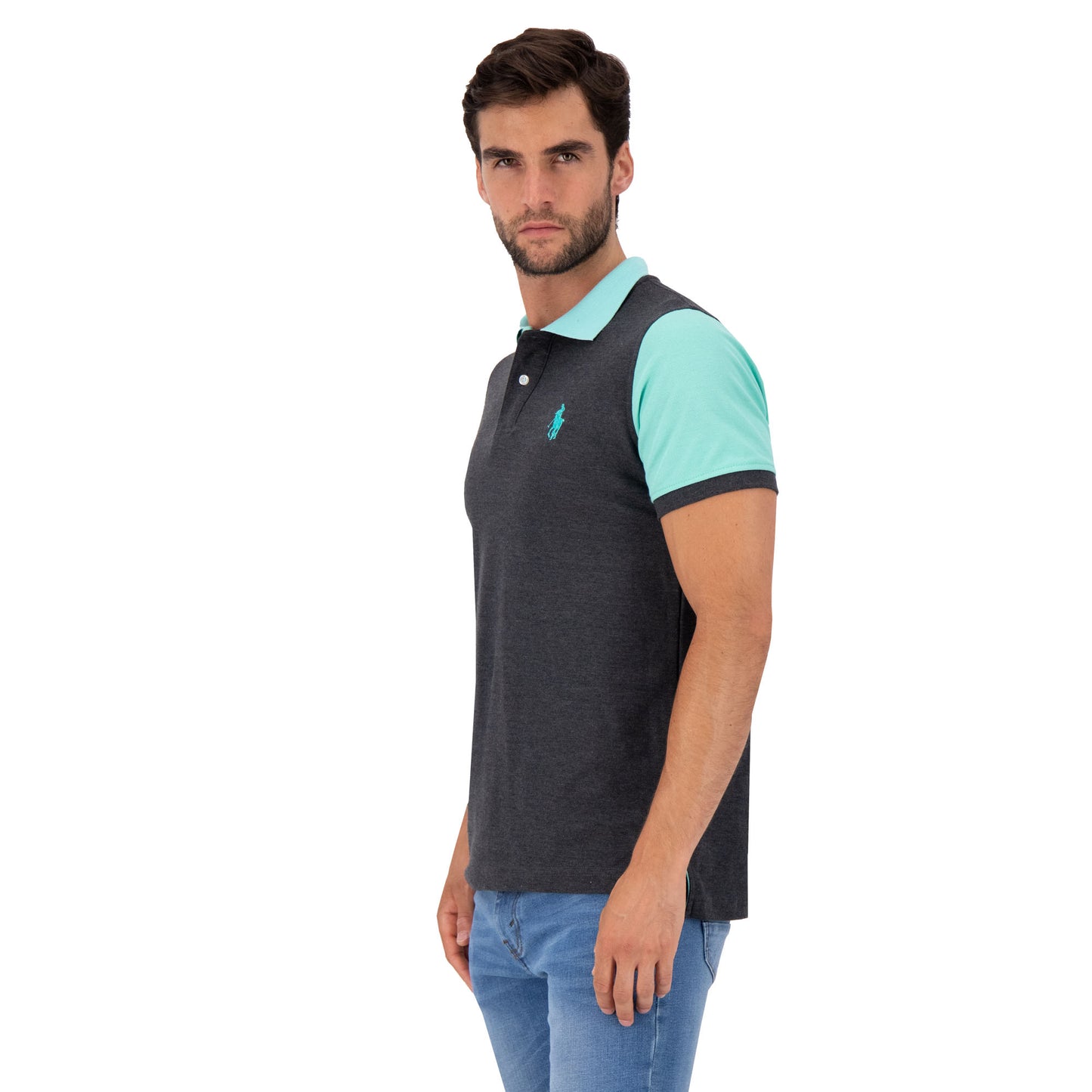 PLAYERA PIQUÉ HPC POLO MODELAJE CONTRASTE LC 10