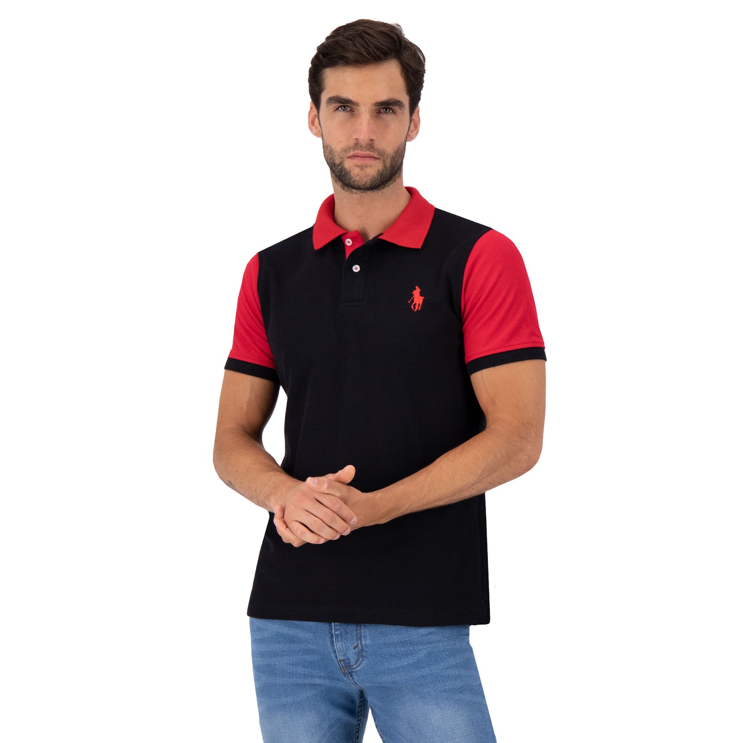 PLAYERA PIQUÉ HPC POLO MODELAJE CONTRASTE LC 11
