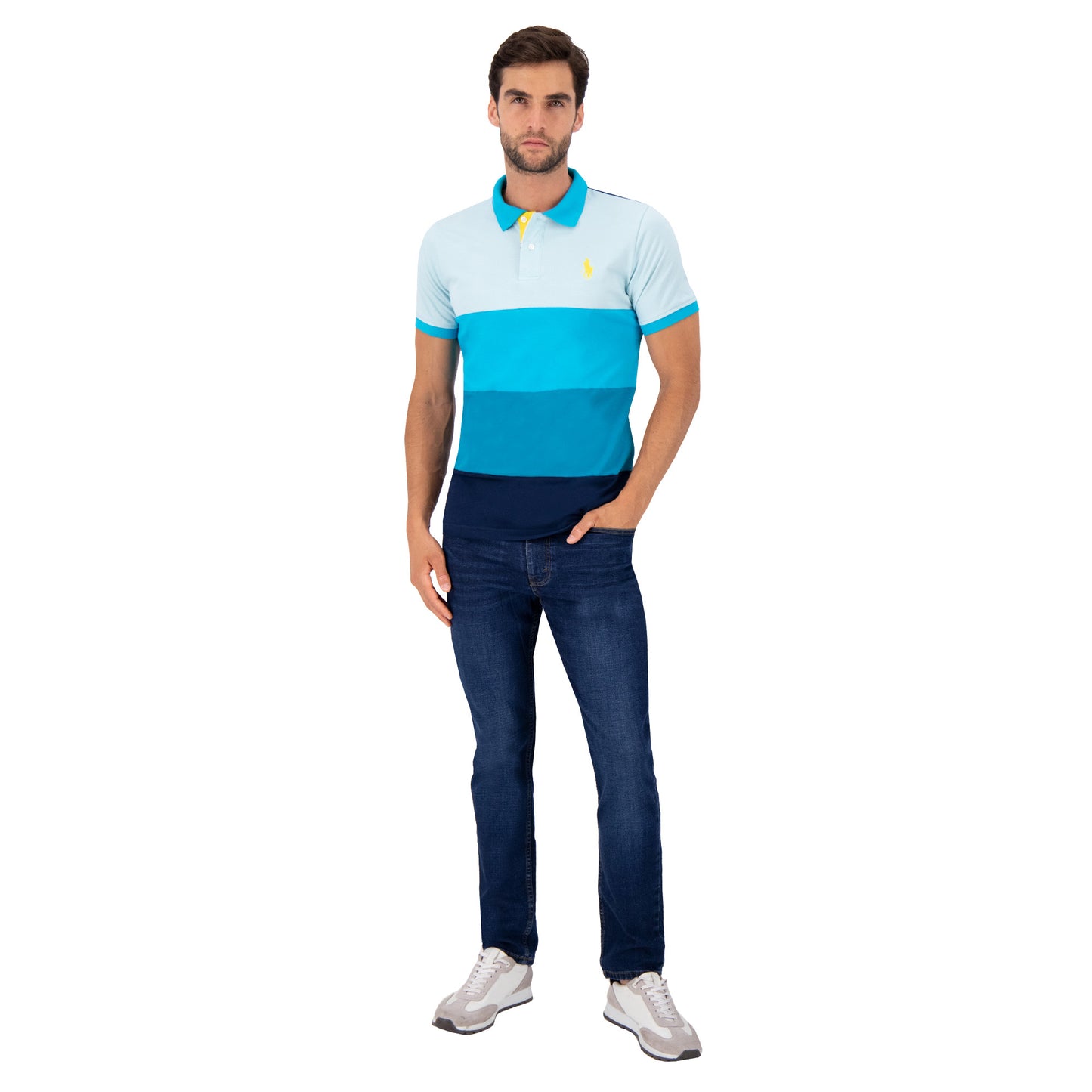 PLAYERA PIQUÉ HPC POLO MODELAJE BANDAS LC 4