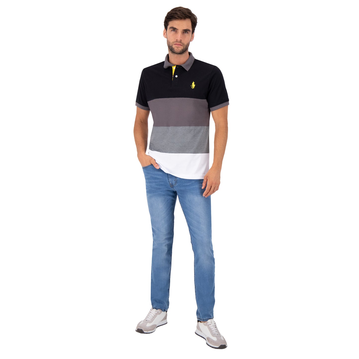 PLAYERA PIQUÉ HPC POLO MODELAJE BANDAS LC 7