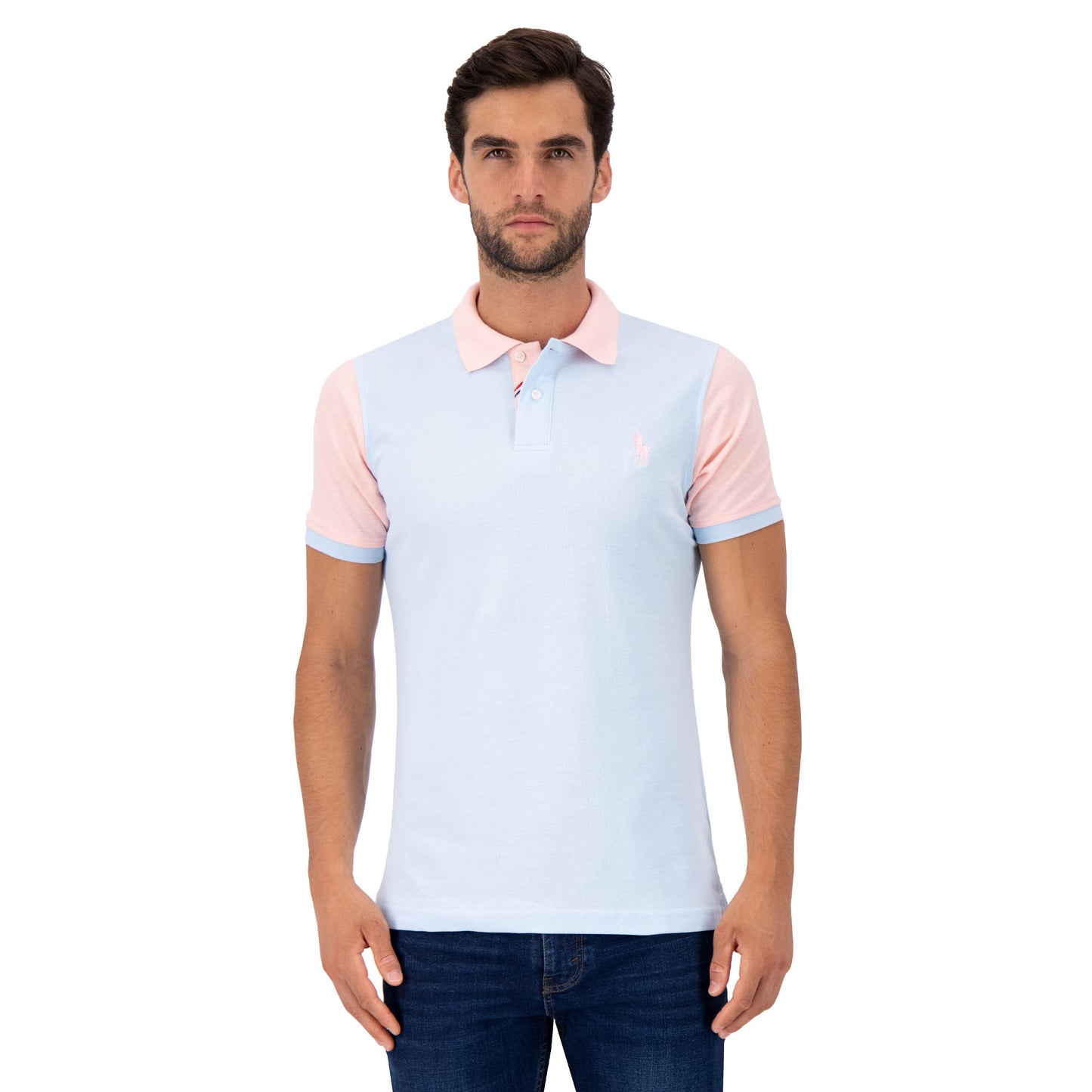 PLAYERA PIQUÉ HPC POLO MODELAJE CONTRASTE LC 8