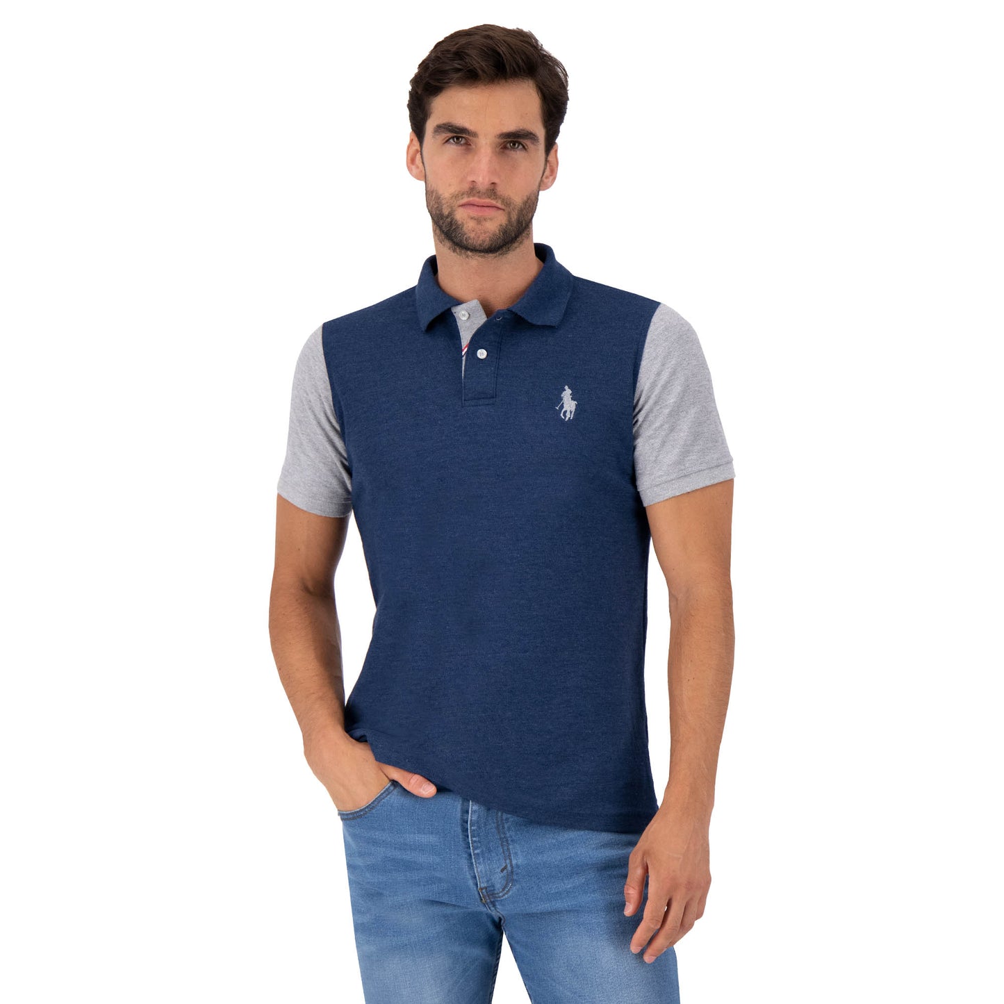 PLAYERA PIQUÉ HPC POLO MODELAJE CONTRASTE LC 9