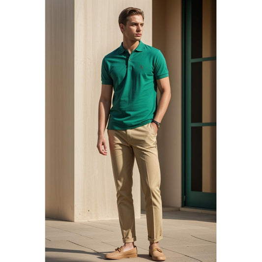 Playera Interlock Para Hombre Hpc Polo