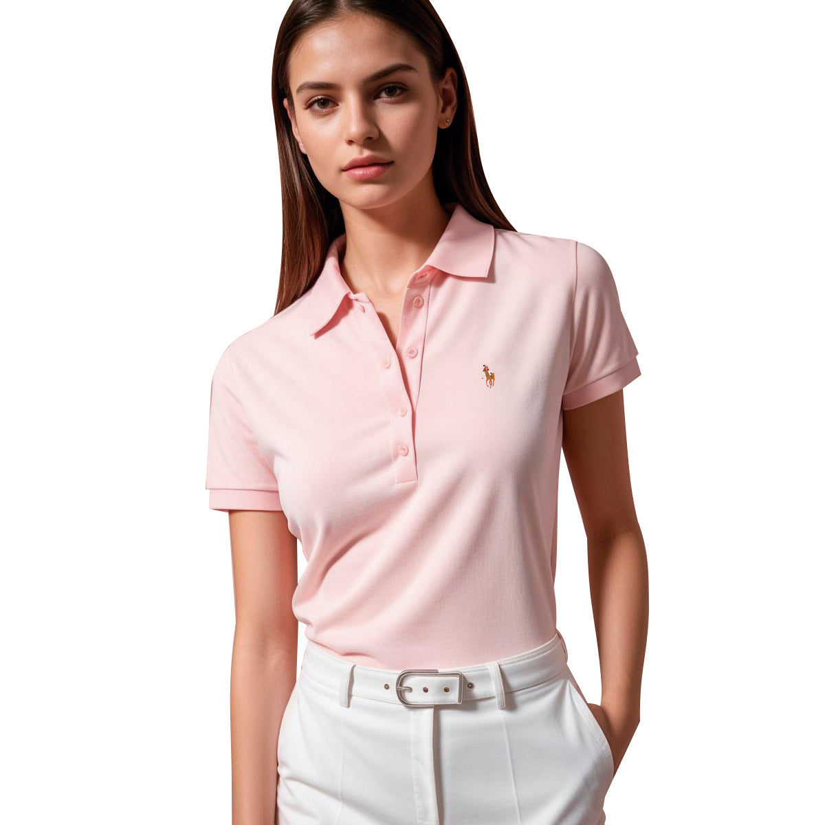 3034-D PLAYERA BASICA PIQUÉ PARA DAMA PIÑON