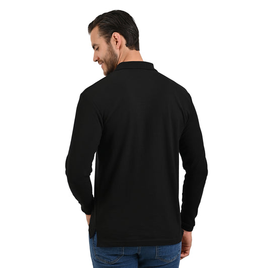 Playera tipo Manga Larga Negro