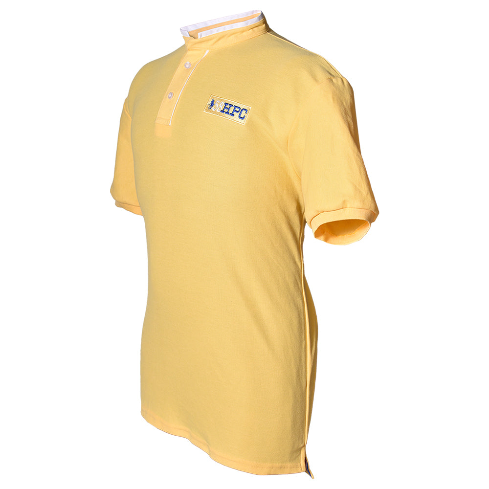 Playera Polo Piqué Modelaje Amarillo Mao Hombre 3034M-MAO