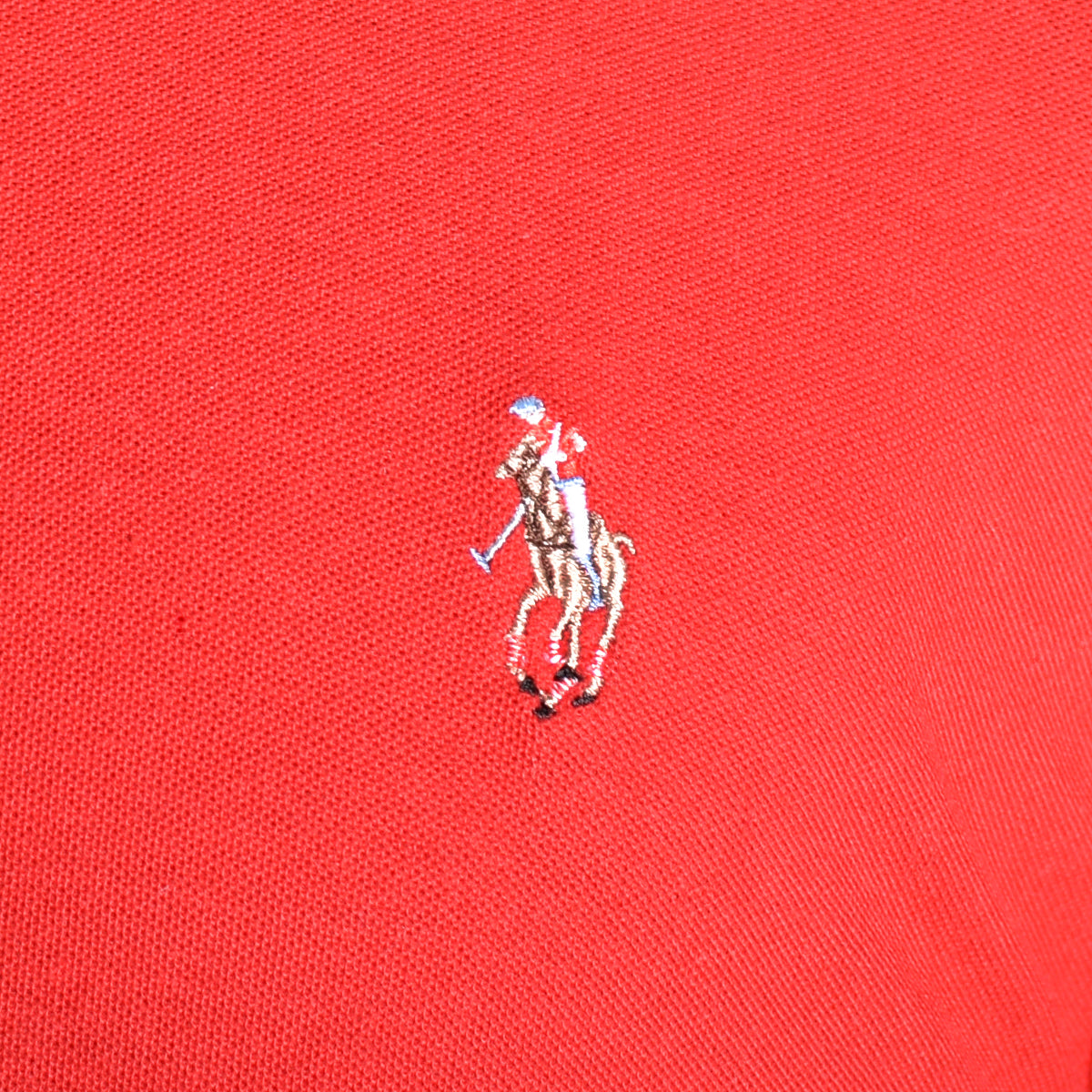 Playera Polo Piqué Lisa Rojo Hombre 3034