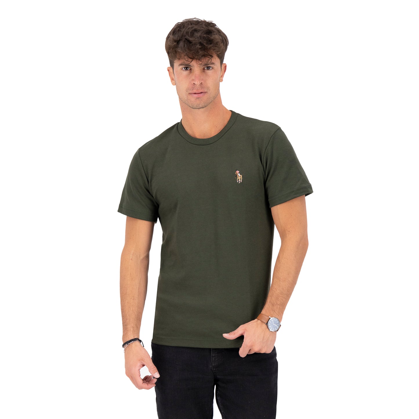 PLAYERA CUELLO REDONDO LISO MILITAR HPC POLO