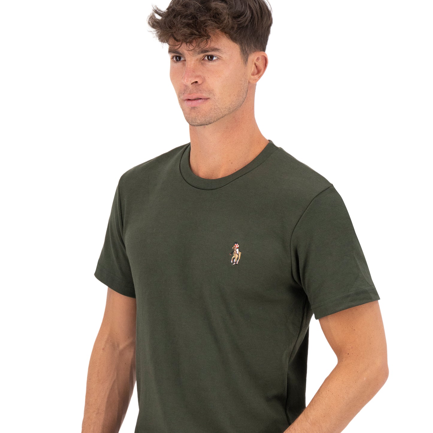 PLAYERA CUELLO REDONDO LISO MILITAR HPC POLO