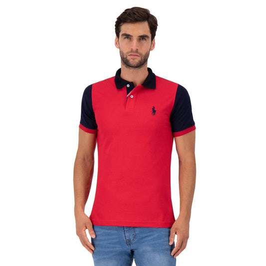 PLAYERA PIQUÉ HPC POLO MODELAJE CONTRASTE LC 12
