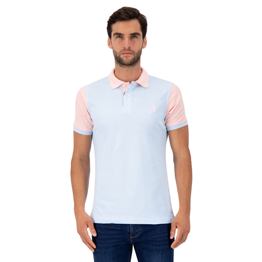 PLAYERA PIQUÉ HPC POLO MODELAJE CONTRASTE LC 8