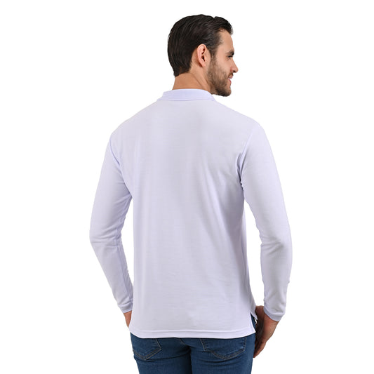 Playera tipo Manga Larga BLANCO