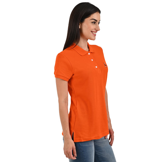 3034-D PLAYERA BASICA PIQUÉ PARA DAMA NARANJA