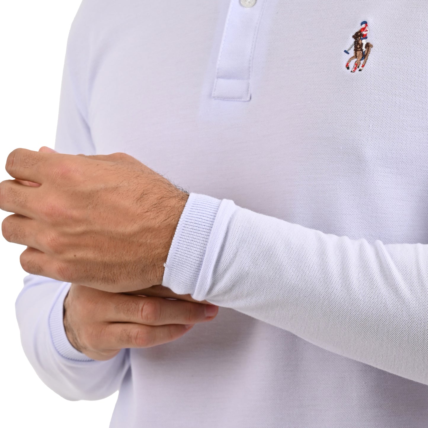 Playera tipo Manga Larga BLANCO