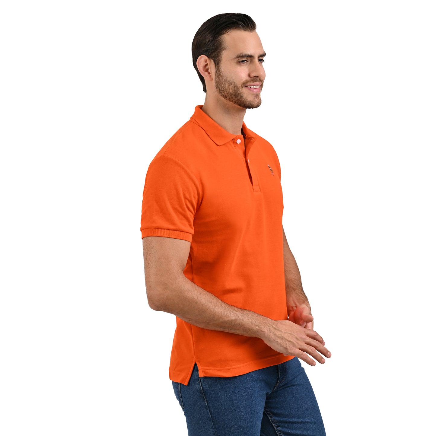 PLAYERA PIQUÉ HPC POLO NARANJA