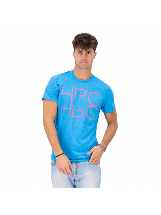 PLAYERA CUELLO REDONDO ESTAMPADO HPC POLO 8