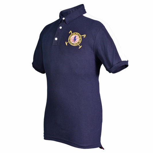 Playera Polo Piqué Modelaje Azul Marino Hombre 3034-AM2