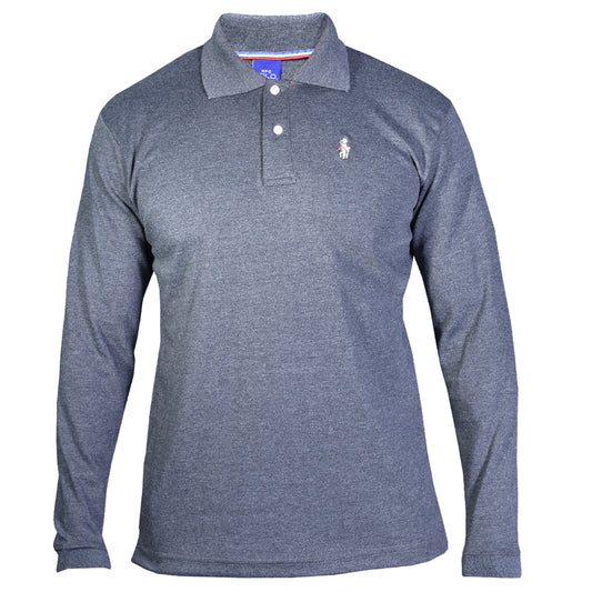 Playera Polo Piqué Lisa Oxford Hombre M/L 3034-L