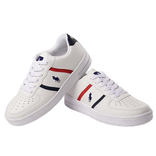 POLO Tenis Casual para Mujer - Tenis Blanco Marino para Mujer - Tenis choclo para Mujer - Tenis 25