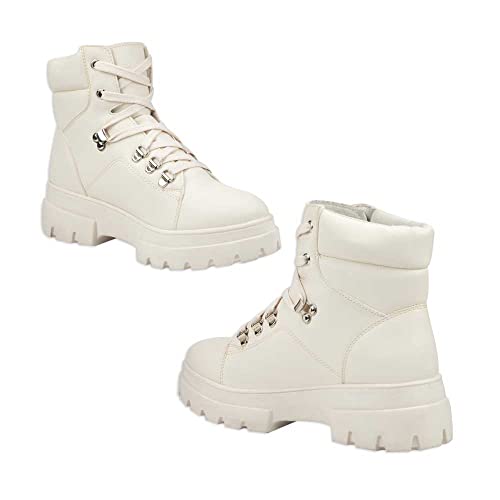 HPC POLO Bota Militar Dama Blanco 22